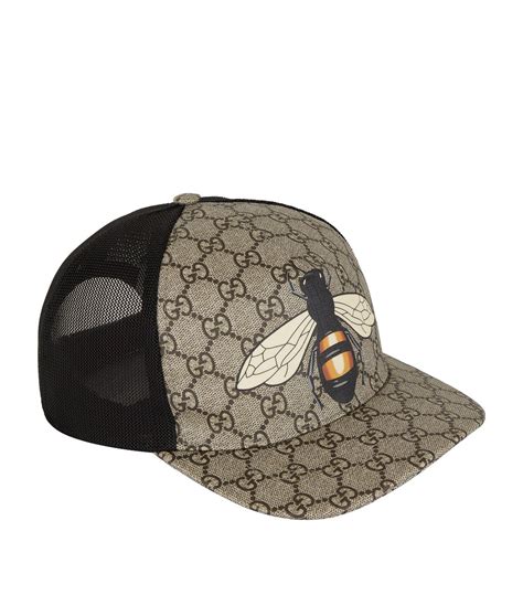 gucci cap bee print|Gucci supreme bee cap.